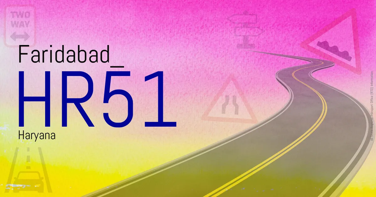 HR51 - Faridabad
