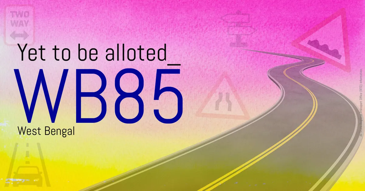 WB85 - Yet to be alloted
