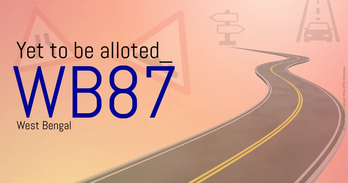 WB87 - Yet to be alloted
