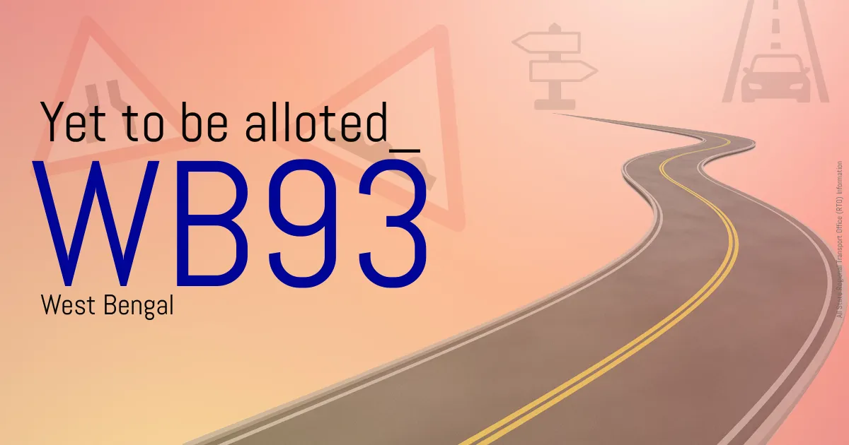 WB93 - Yet to be alloted
